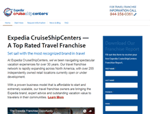 Tablet Screenshot of expediafranchise.com